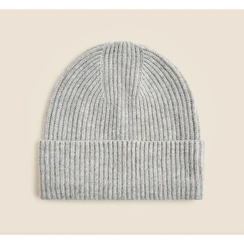 J.Crew Ribbed cashmere beanie